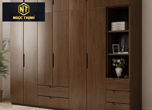 Tủ quần áo đơn giản phong cách hiện đại 2024-2025